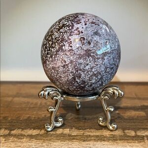 Grape Moss Agate Sphere